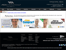 Tablet Screenshot of maxinternacionalcolombia.com